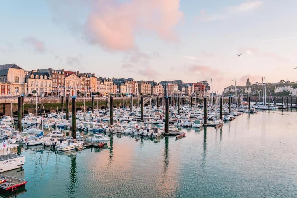 Ferienwohnung Le Dieppe Harbour - Ideal Loisirs Et Teletravail Exterior foto
